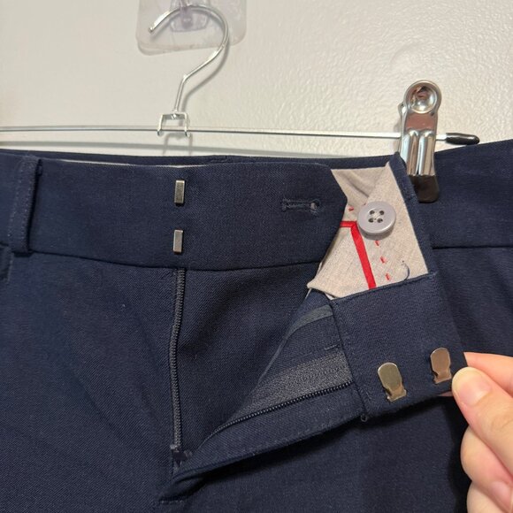 Banana Republic Sloan Womens Navy Trousers Size 2P - Picture 4 of 6
